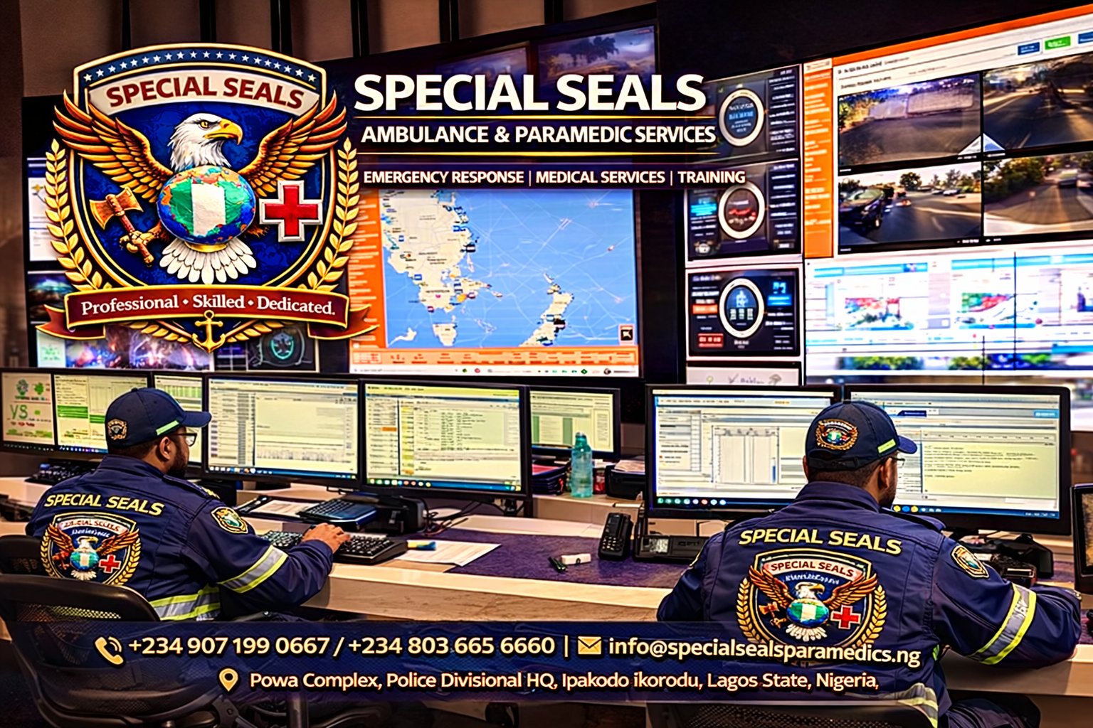 Special Seals EMS Command & Dispatch Center