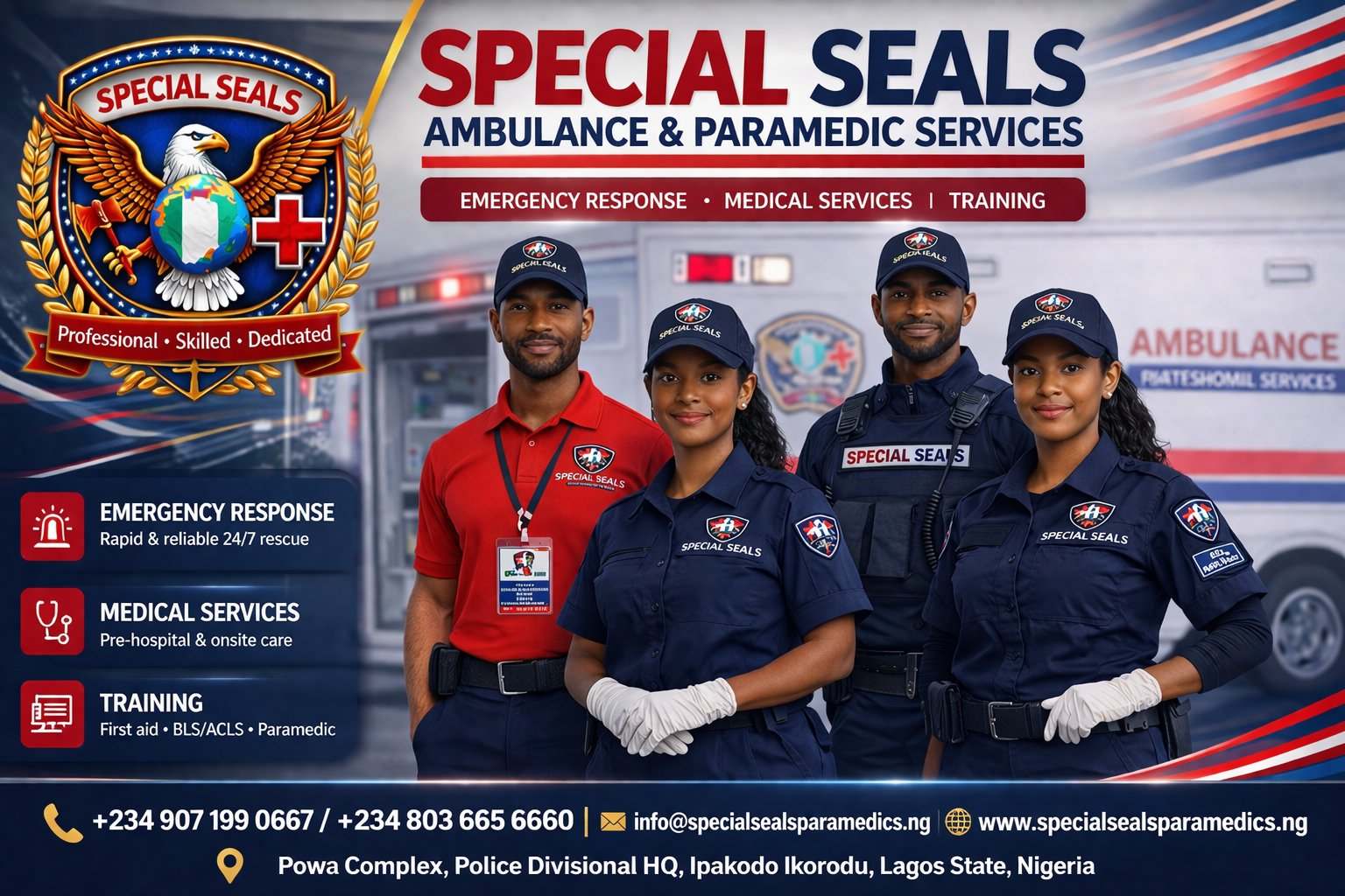 Special Seals Team — Emergency Response, Medical Services & Training