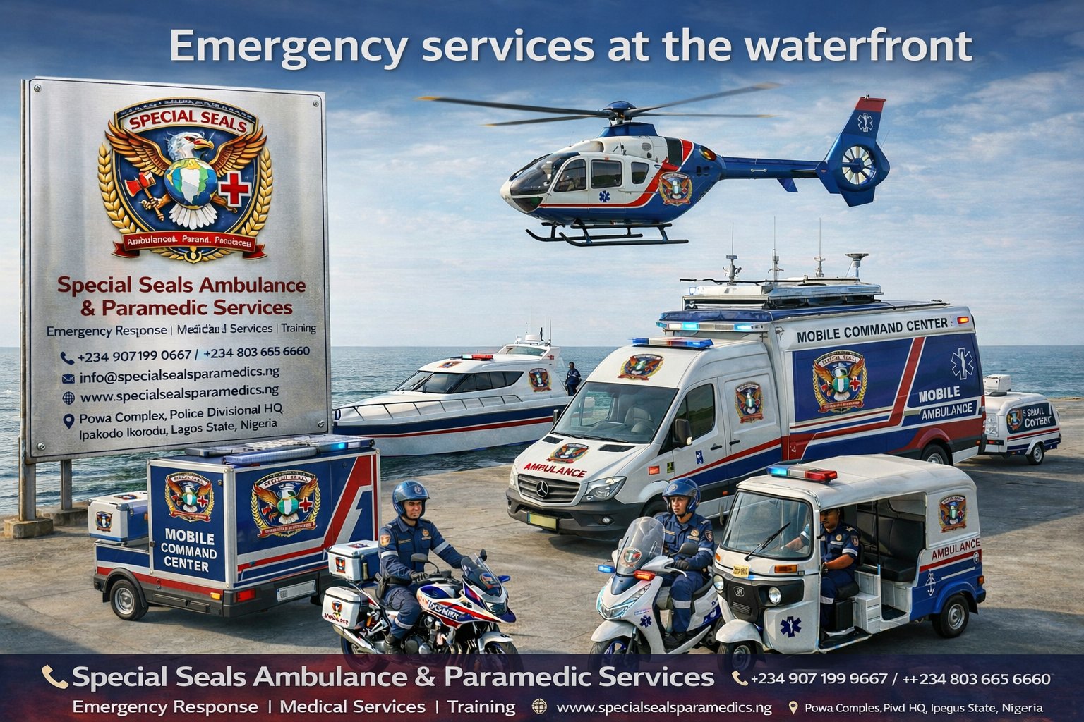 Special Seals Emergency Services at the Waterfront